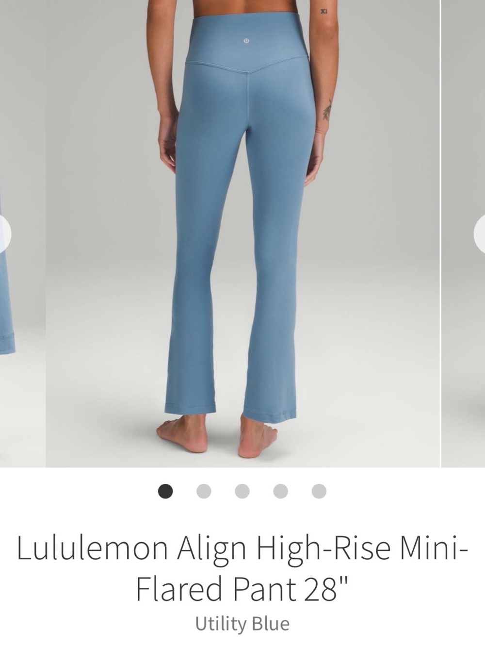 lululemon athletica Align High-Rise Mini-Flare Legging in Utility Blue - 6